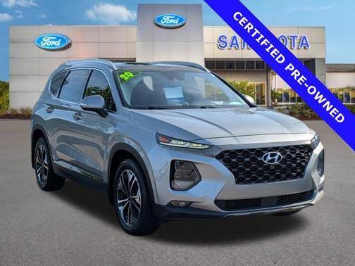 Shimmering Silver Pearl 2020 Hyundai SANTA FE Limited 2.0T