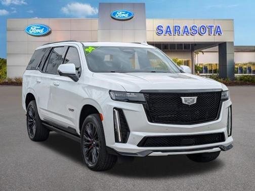 Crystal White Tricoat 2024 Cadillac Escalade V-Series