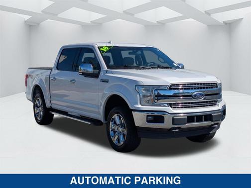 White Platinum Metallic Tri-Coat 2018 Ford F-150 Lariat