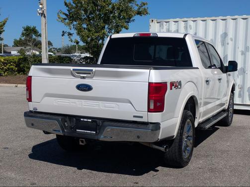 White Platinum Metallic Tri-Coat 2018 Ford F-150 Lariat