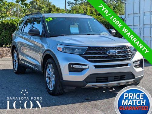 ICONIC SILVER METALLIC 2023 Ford Explorer XLT