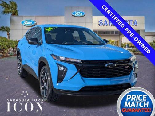 Fountain Blue 2024 Chevrolet Trax FWD 1RS