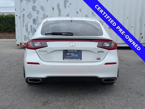 Platinum White Pearl 2023 Honda Civic Sport Touring