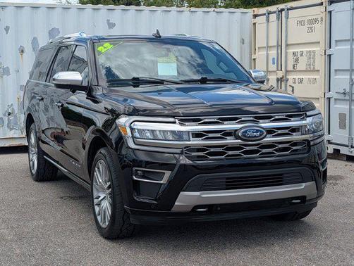 AGATE BLACK METALLIC 2022 Ford Expedition Max Platinum