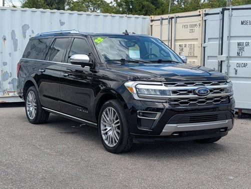AGATE BLACK METALLIC 2022 Ford Expedition Max Platinum