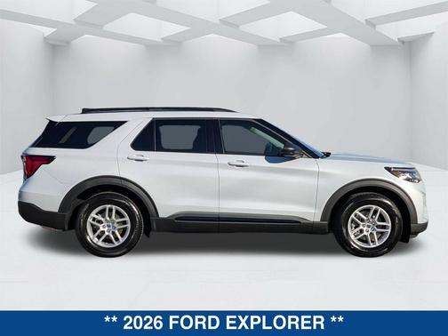 SPACE WHITE METALLIC 2026 Ford Explorer Active w/200A Pkg