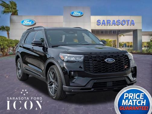 Agate Black Metallic 2026 Ford Explorer ST