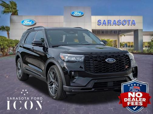 Agate Black Metallic 2026 Ford Explorer ST