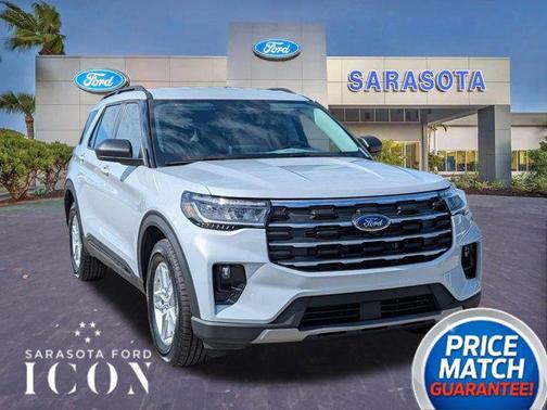 SPACE WHITE METALLIC 2026 Ford Explorer Active w/200A Pkg