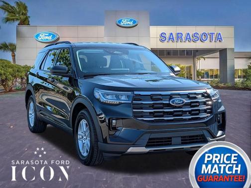 Agate Black Metallic 2026 Ford Explorer Active