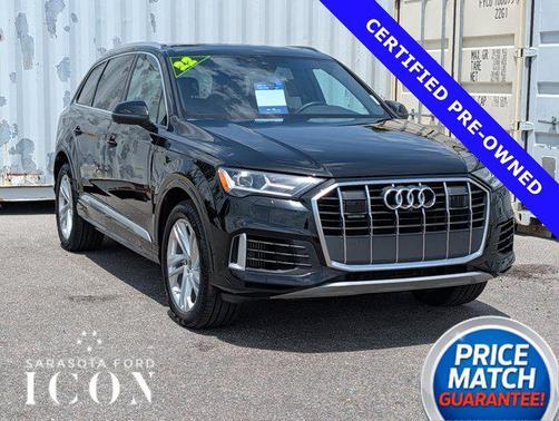 Mythos Black Metallic 2022 Audi Q7 55 Premium Plus