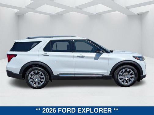 STAR WHITE MET TRI-COAT 2026 Ford Explorer Platinum