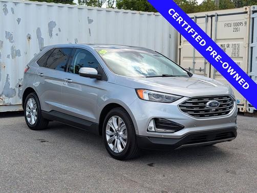 ICONIC SILVER 2020 Ford Edge Titanium
