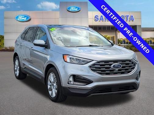 ICONIC SILVER 2020 Ford Edge Titanium