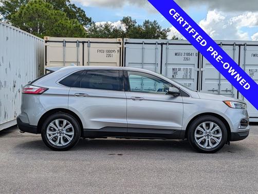 ICONIC SILVER 2020 Ford Edge Titanium