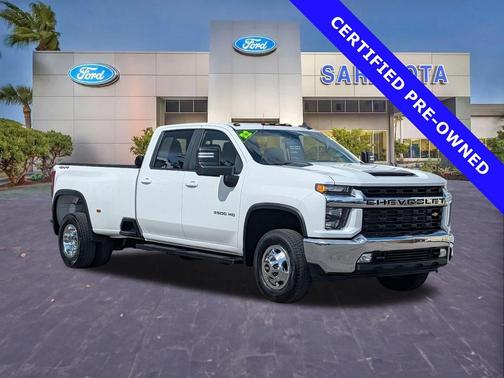 Summit White 2022 Chevrolet Silverado 3500 LT
