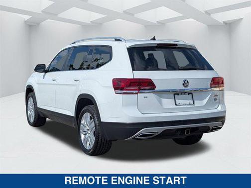 Pure White 2019 Volkswagen Atlas 3.6L SE w/Technology