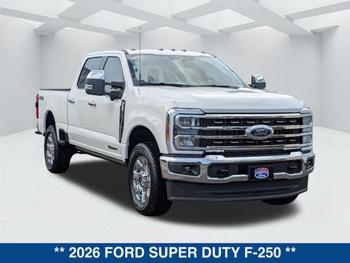 Star White Metallic Tri-Coat 2026 Ford F-250 King Ranch