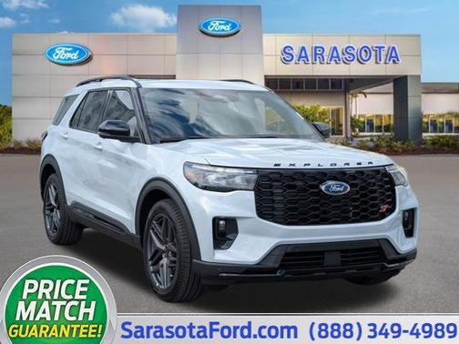 Space White Metallic 2026 Ford Explorer ST