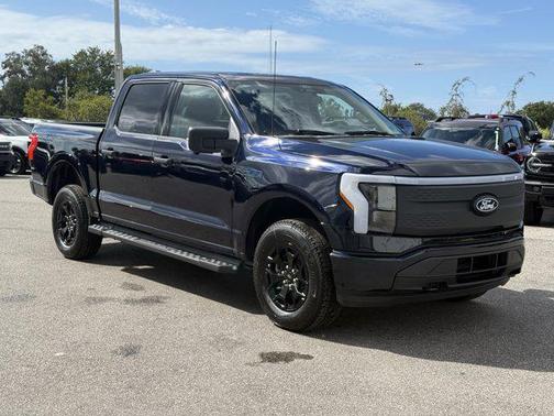 ANTIMATTER BLUE METALLIC 2025 Ford F-150 Lightning XLT