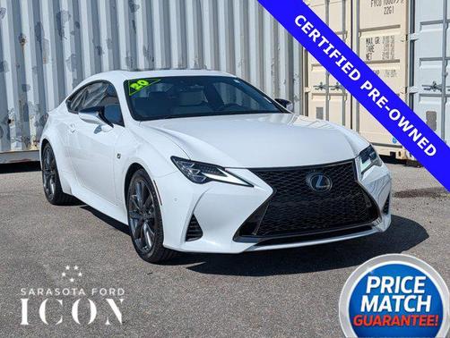 Ultra White 2020 Lexus RC 350 F Sport