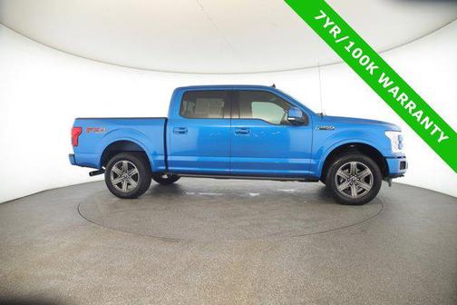 Velocity Blue Metallic 2020 Ford F-150 Lariat