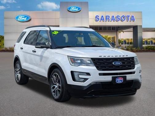 WHITE PLATINUM MET TRI-COAT 2016 Ford Explorer Sport