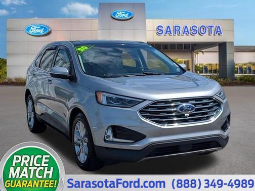 ICONIC SILVER 2020 Ford Edge Titanium