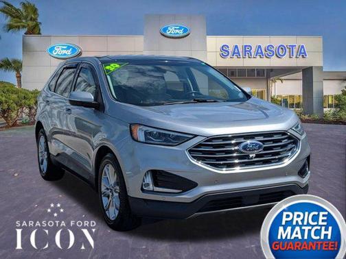 ICONIC SILVER 2020 Ford Edge Titanium