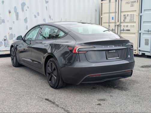Stealth Grey 2025 Tesla Model 3 Long Range