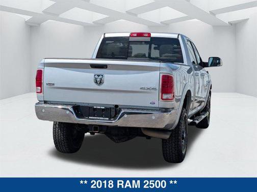Bright Silver Metallic Clearcoat 2018 RAM 2500 Laramie Crew Cab 4x4 6'4' Box