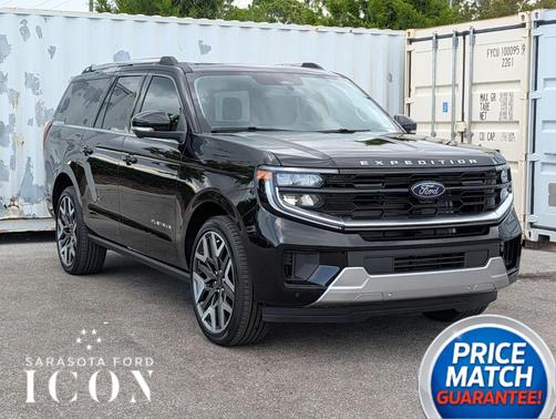 Agate Black Metallic 2026 Ford Expedition Max Platinum