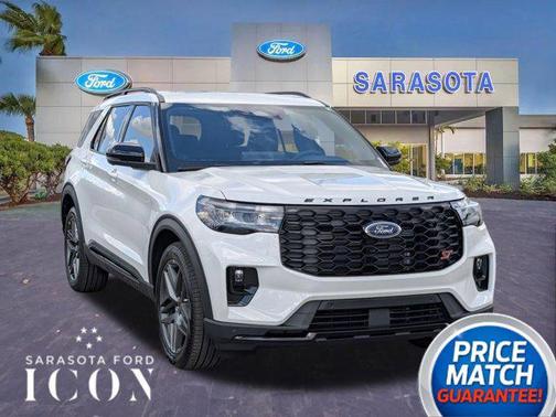 STAR WHITE MET TRI-COAT 2026 Ford Explorer ST