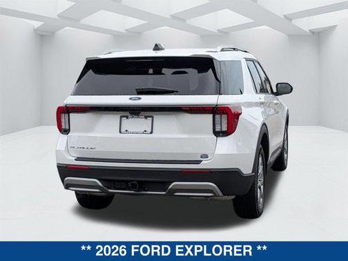 STAR WHITE MET TRI-COAT 2026 Ford Explorer Platinum