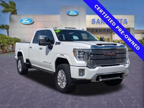 White Frost Tricoat 2023 GMC Sierra 2500 Denali