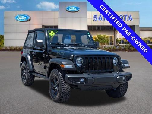 Black Clearcoat 2022 Jeep Wrangler Sport S
