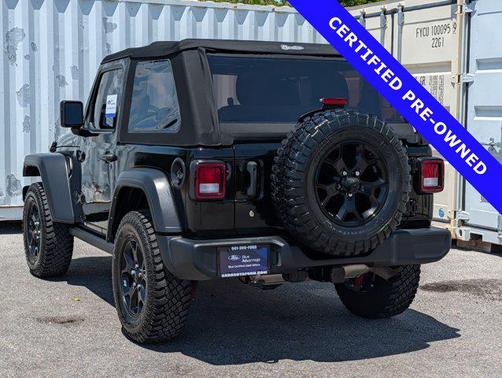 Black Clearcoat 2022 Jeep Wrangler Sport S