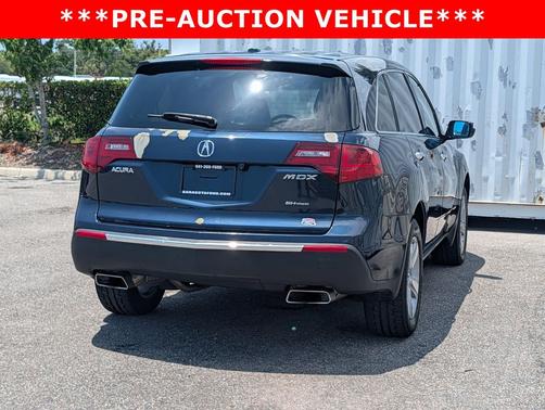 Bali Blue Pearl 2012 Acura MDX 3.7L