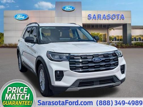 STAR WHITE MET TRI-COAT 2026 Ford Explorer Active w/200A Pkg
