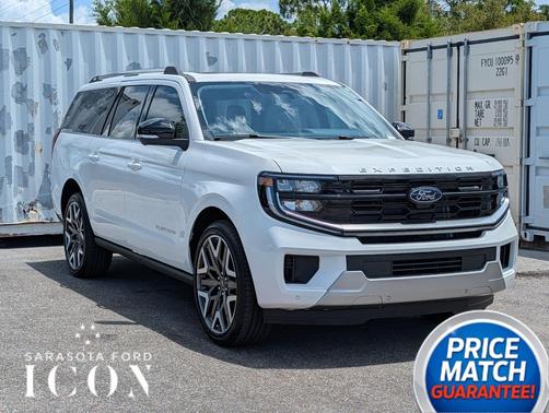 Star White Metallic Tri-Coat 2026 Ford Expedition Max Platinum