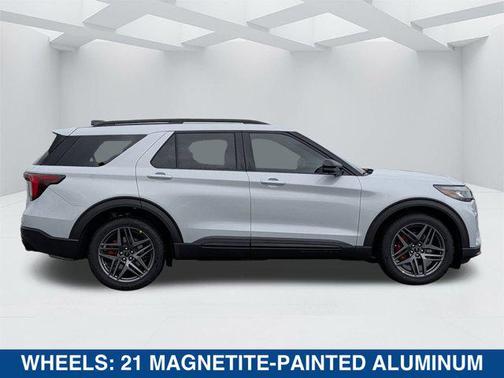 SPACE WHITE METALLIC 2026 Ford Explorer ST
