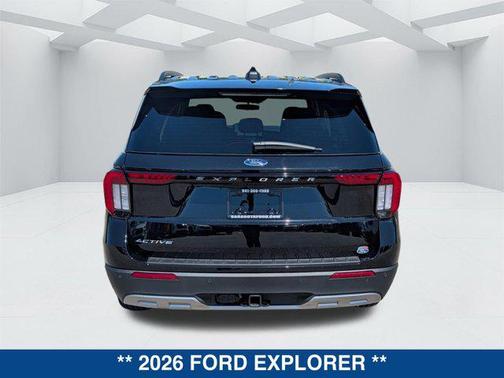 AGATE BLACK METALLIC 2026 Ford Explorer Active