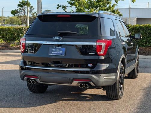 SHADOW BLACK 2018 Ford Explorer Platinum