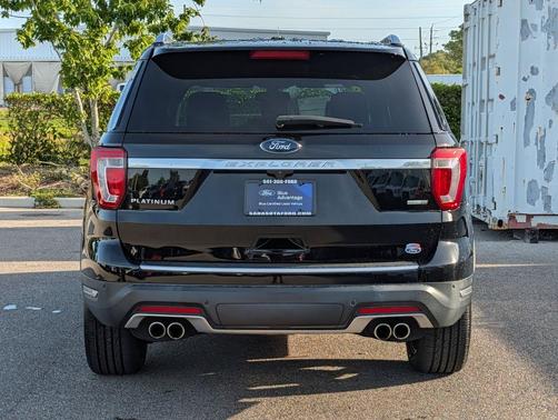 SHADOW BLACK 2018 Ford Explorer Platinum