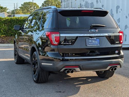 SHADOW BLACK 2018 Ford Explorer Platinum
