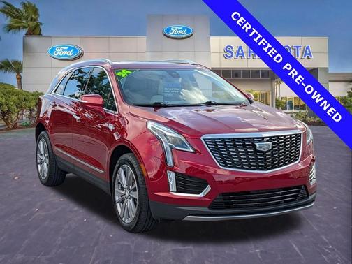 Radiant Red Tintcoat 2024 Cadillac XT5 Premium Luxury