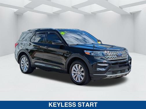 Agate Black Metallic 2021 Ford Explorer Limited