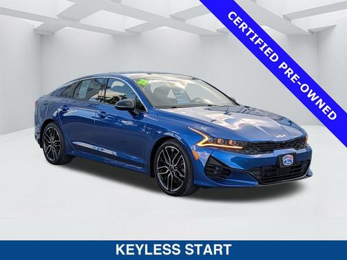 Sapphire Blue 2022 Kia K5 GT