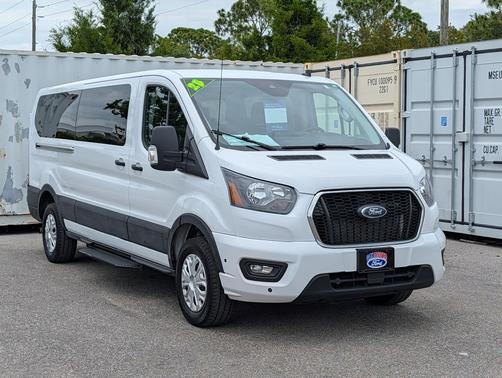 OXFORD WHITE 2025 Ford Transit-350 XLT