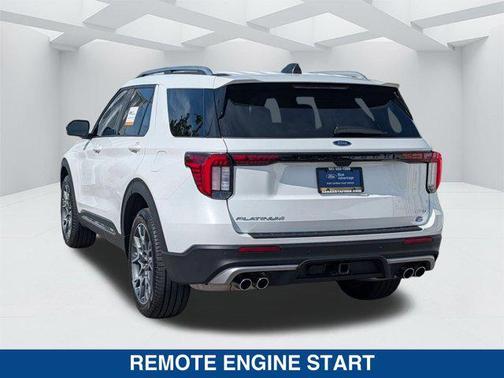 STAR WHITE MET TRI-COAT 2025 Ford Explorer Platinum